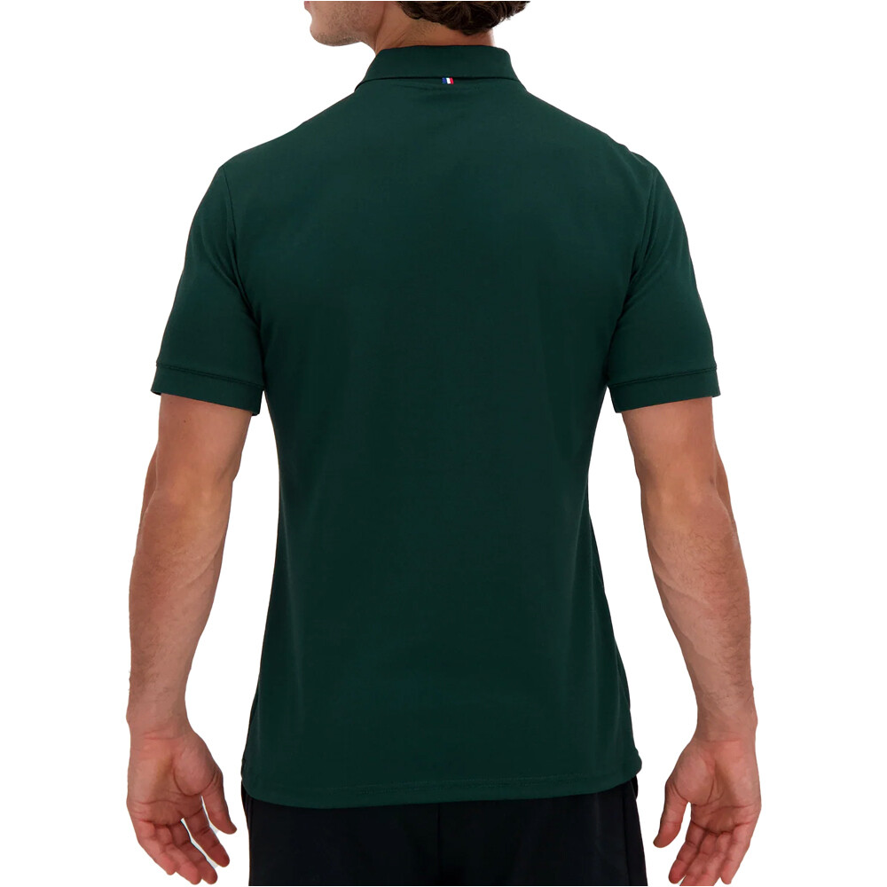 Le Coq Sportif polo manga corta hombre ESS Polo SS N1 M vista trasera