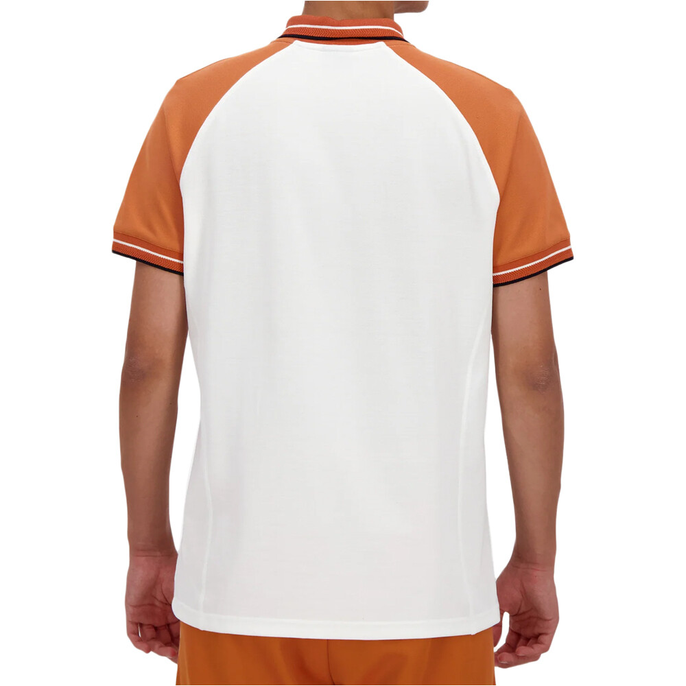 Le Coq Sportif polo manga corta hombre HERITAGE Polo SS N2 M vista trasera