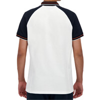 Le Coq Sportif polo manga corta hombre HERITAGE Polo SS N2 M vista trasera