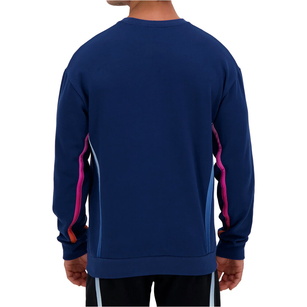 Le Coq Sportif sudadera hombre CONTEMPORAIN LF Crew Sweat N1 M vista trasera