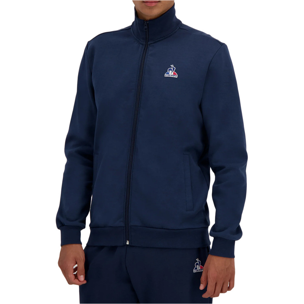 Le Coq Sportif sudadera hombre ESS FZ Sweat N1 M vista frontal