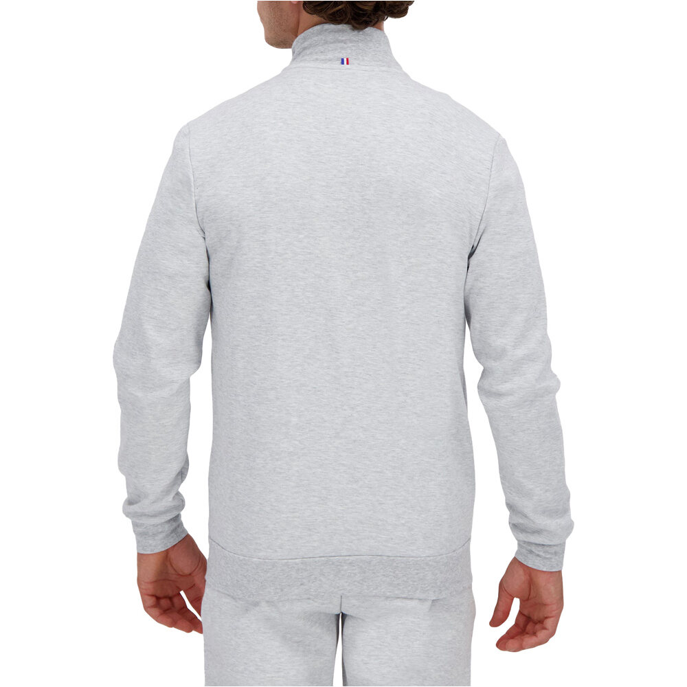 Le Coq Sportif sudadera hombre ESS FZ Sweat N2 M vista trasera