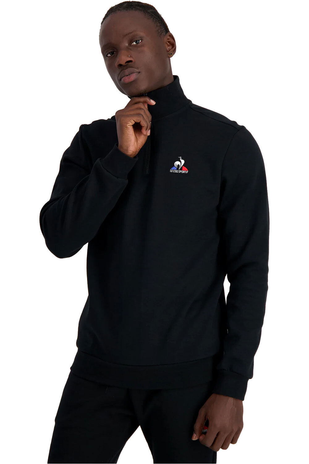 Le Coq Sportif sudadera hombre ESS Halfzip N1 M vista frontal