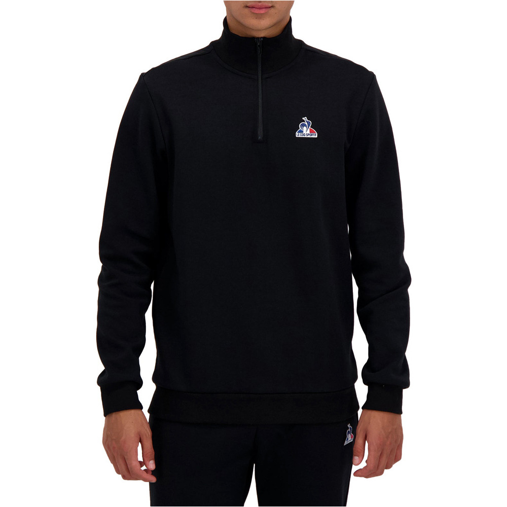 Le Coq Sportif sudadera hombre ESS Halfzip N1 M vista frontal