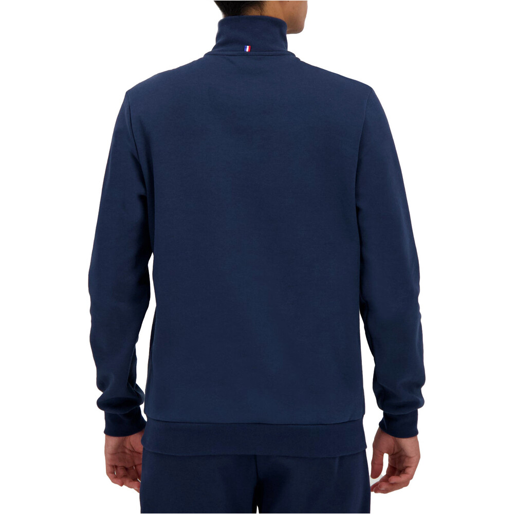 Le Coq Sportif sudadera hombre ESS Halfzip N1 M vista trasera