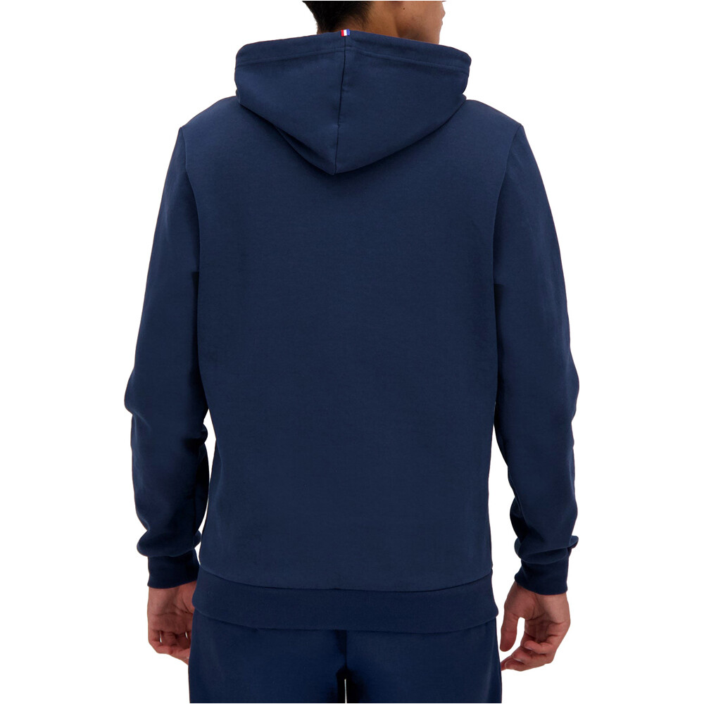 Le Coq Sportif sudadera hombre ESS Hoody N1 M vista trasera