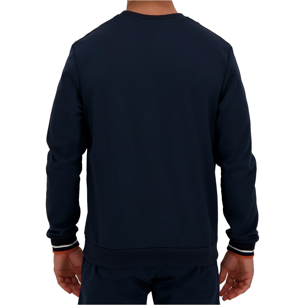 Le Coq Sportif sudadera hombre HERITAGE Crew Sweat N2 M vista trasera