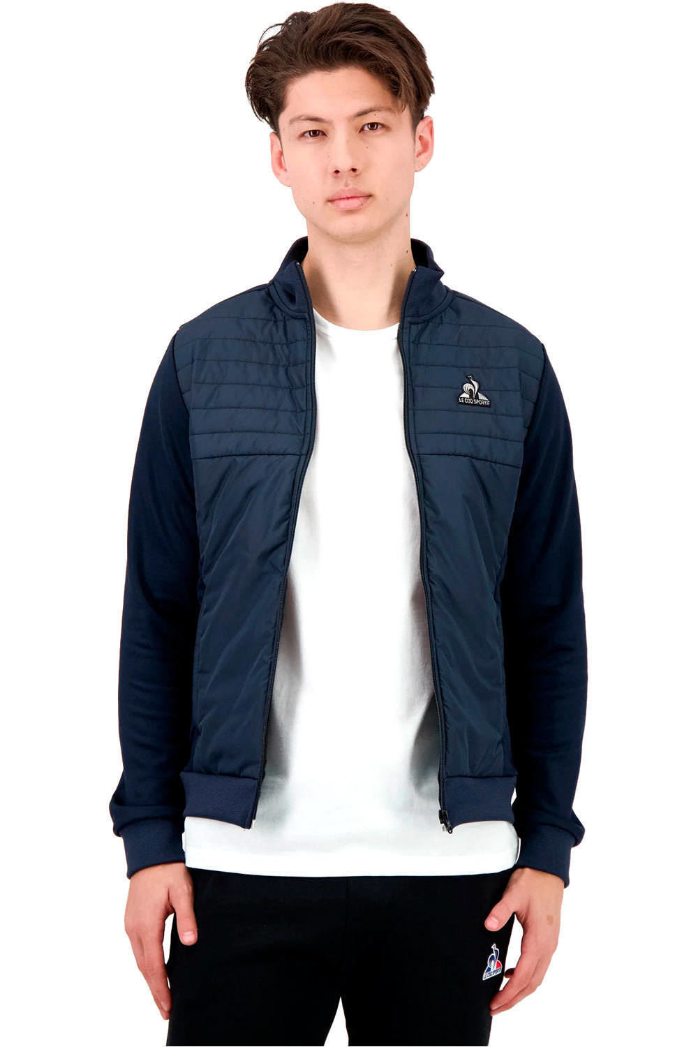 Le Coq Sportif sudadera hombre HYBRIDE FZ Sweat N1 M vista frontal