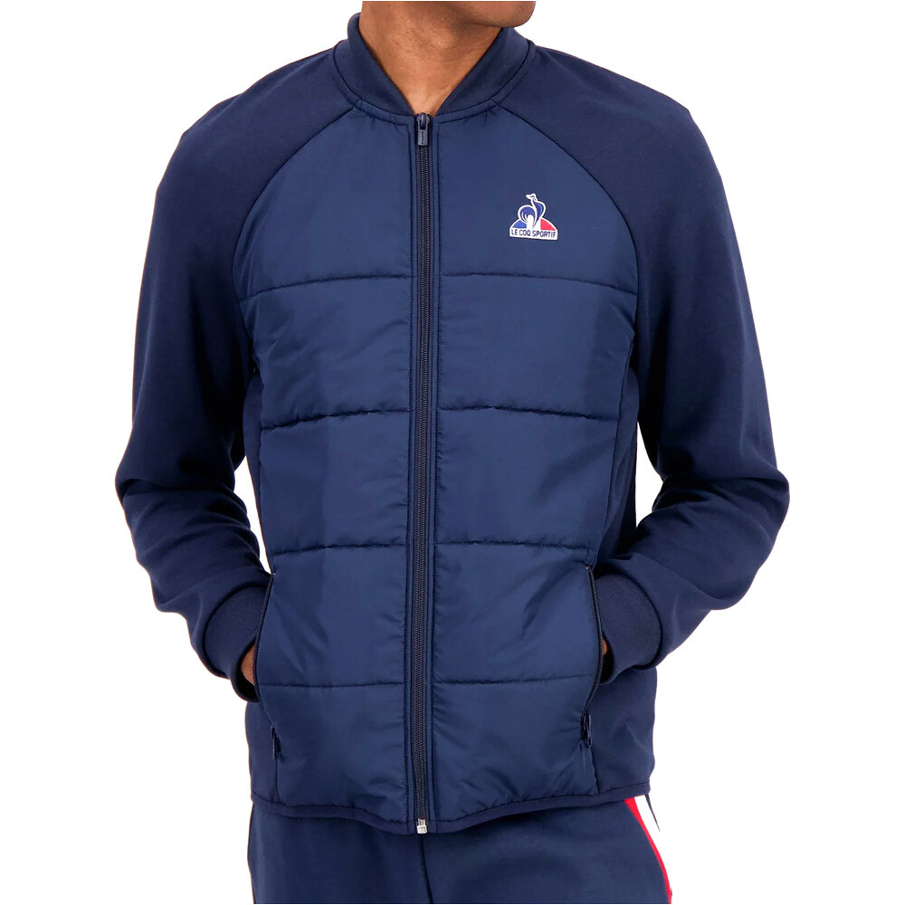 Le Coq Sportif sudadera hombre TRI Veste Hybride N2 M vista frontal