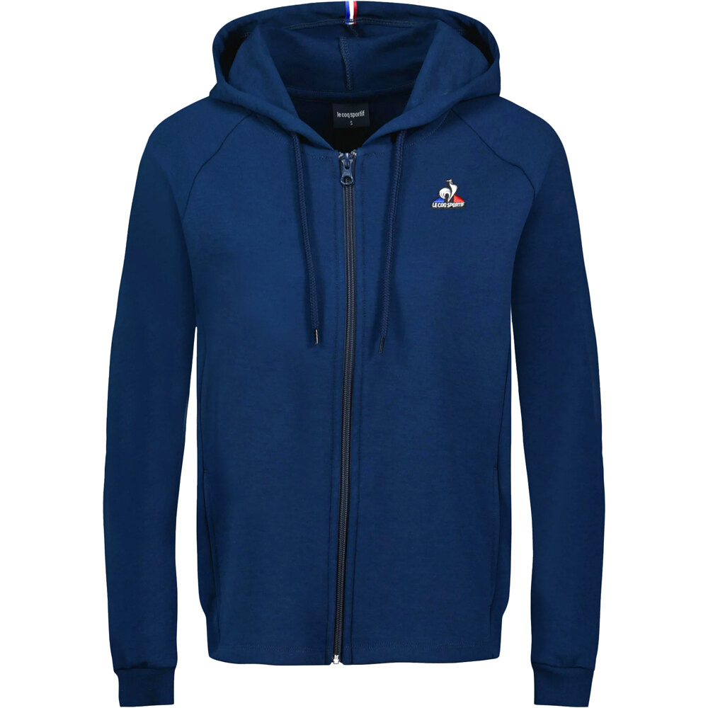 Le Coq Sportif sudadera mujer ESS FZ Hoody N1 W vista detalle