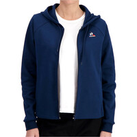 Le Coq Sportif sudadera mujer ESS FZ Hoody N1 W vista frontal