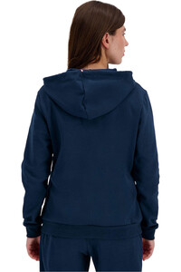 Le Coq Sportif sudadera mujer ESS FZ Hoody N1 W vista trasera