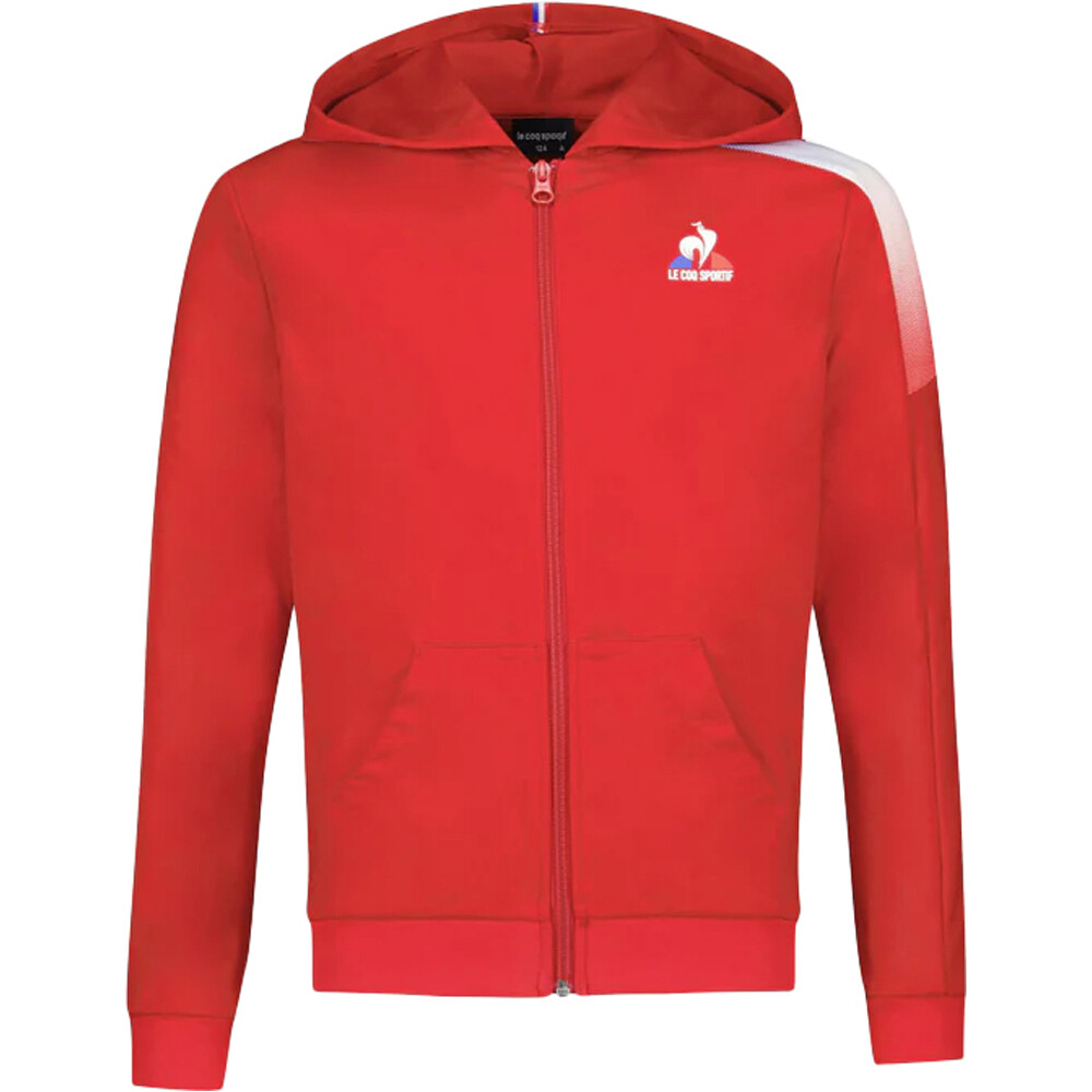 Le Coq Sportif sudadera niño TRI FZ Hoody N1 Enfant vista frontal