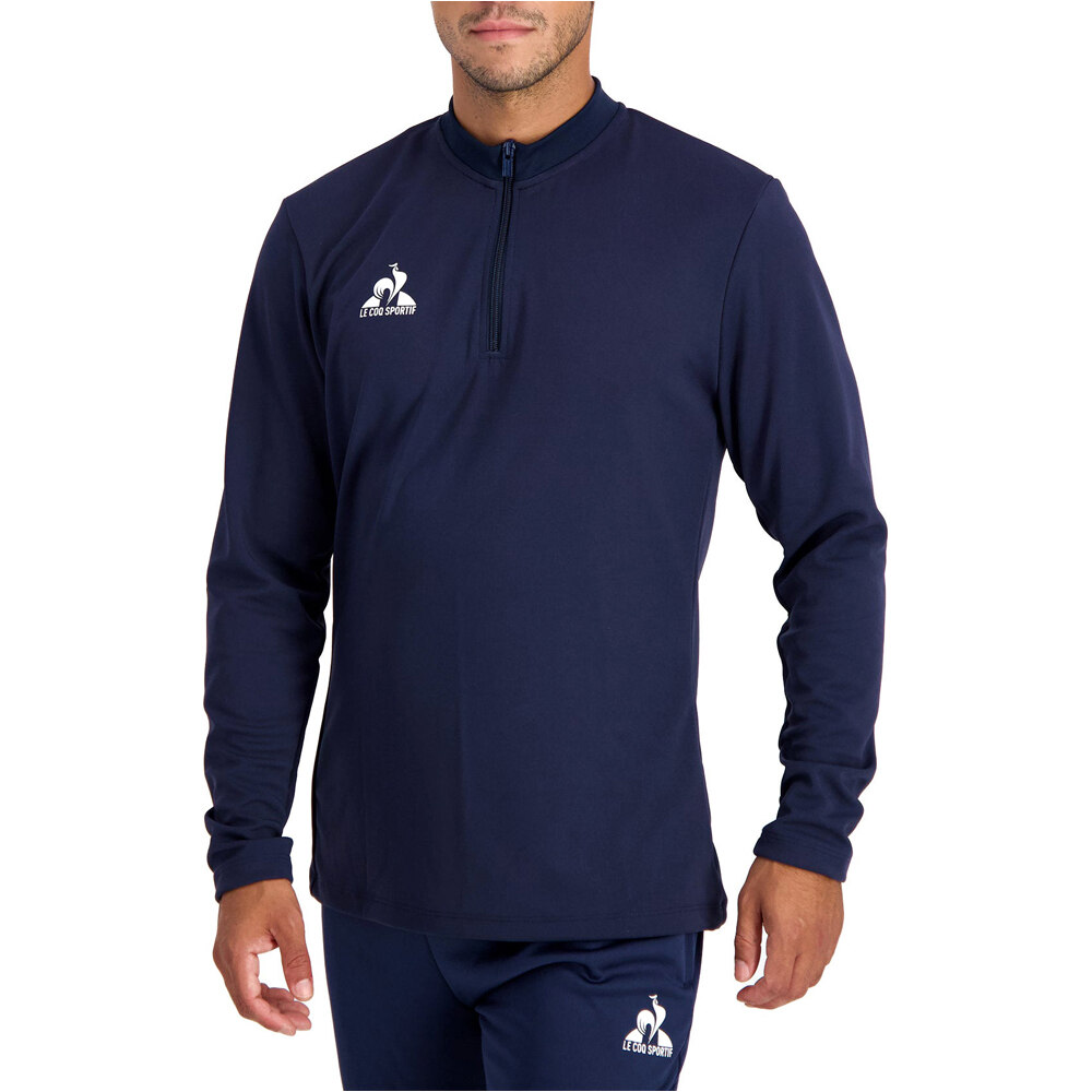 Le Coq Sportif sudaderas deportivas hombre N1 TRAINING Sweat 1/2 Zip M vista frontal