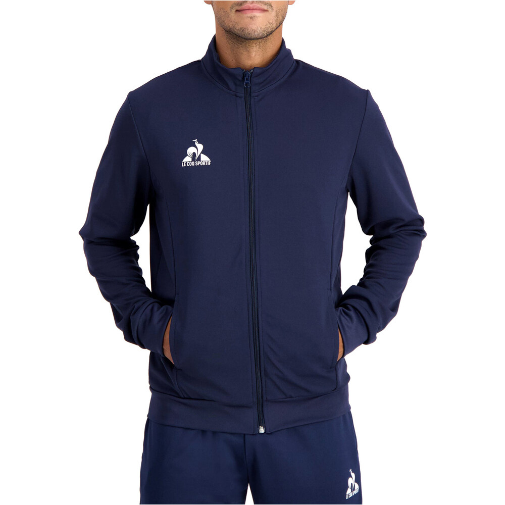 Le Coq Sportif sudaderas deportivas hombre TRAINING FZ Sweat N1 M vista frontal