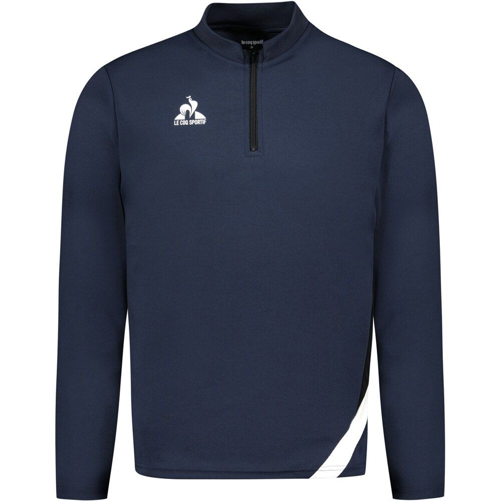 Le Coq Sportif sudaderas deportivas hombre TRAINING Sweat 3/4 Zip TRI N2 M vista frontal