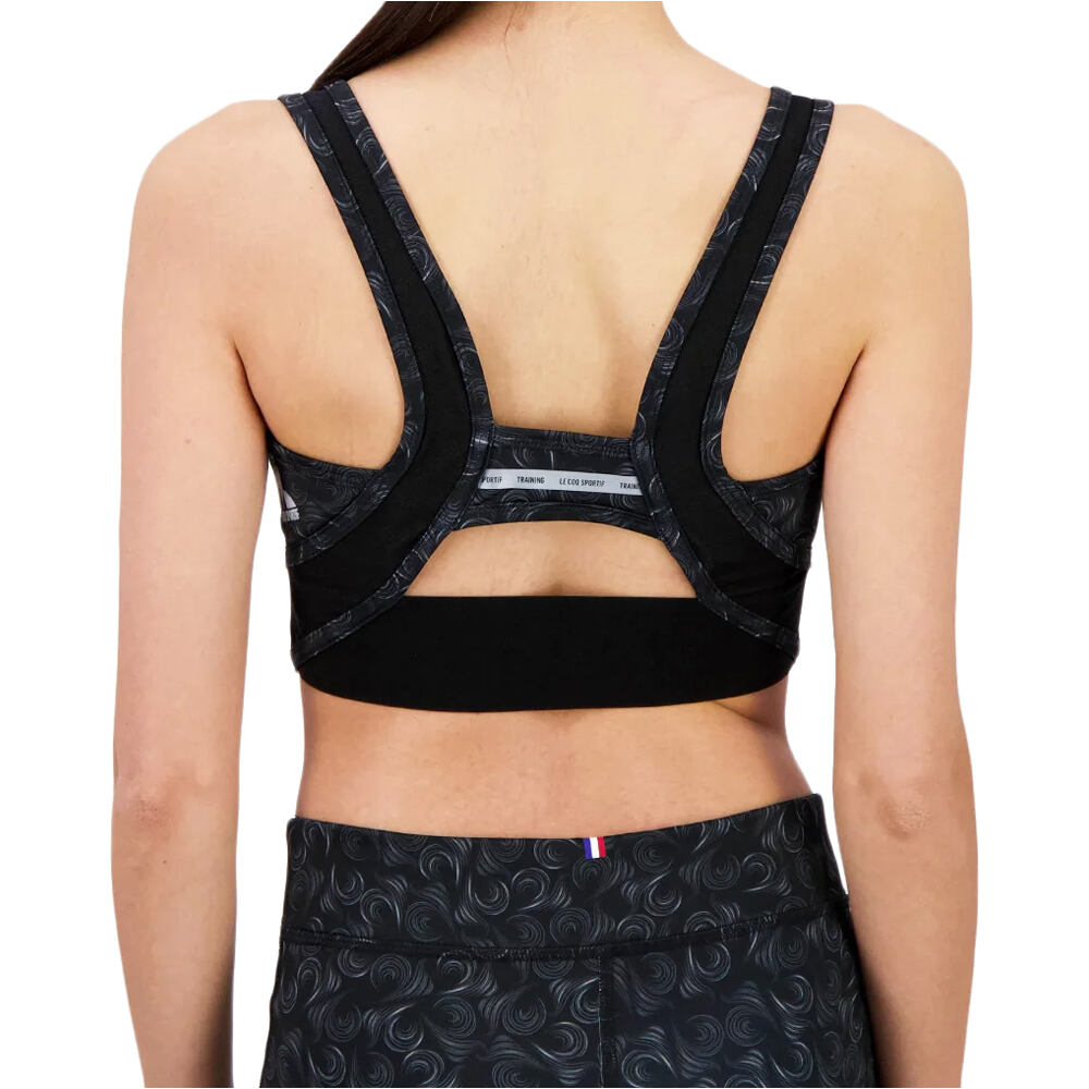 Le Coq Sportif sujetadores deportivos TRAINING LF Brassiere N°4 W vista trasera