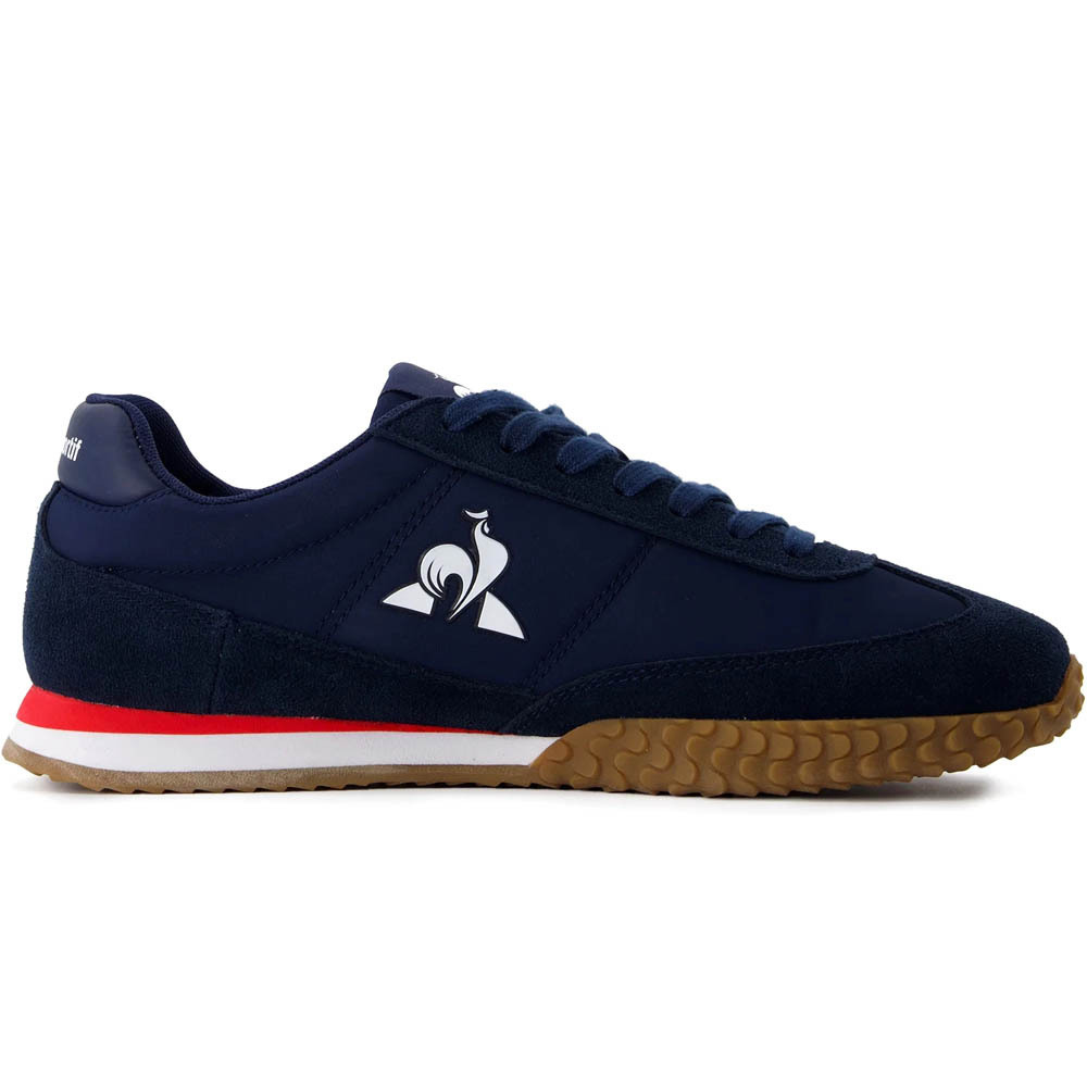 Le Coq Sportif zapatilla moda hombre VELOCE I dress blue/fiery red lateral exterior