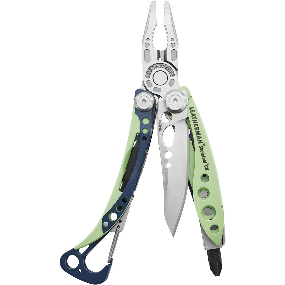 Leatherman multiherramienta Skeletool CX sin funda, caja cartn vista frontal