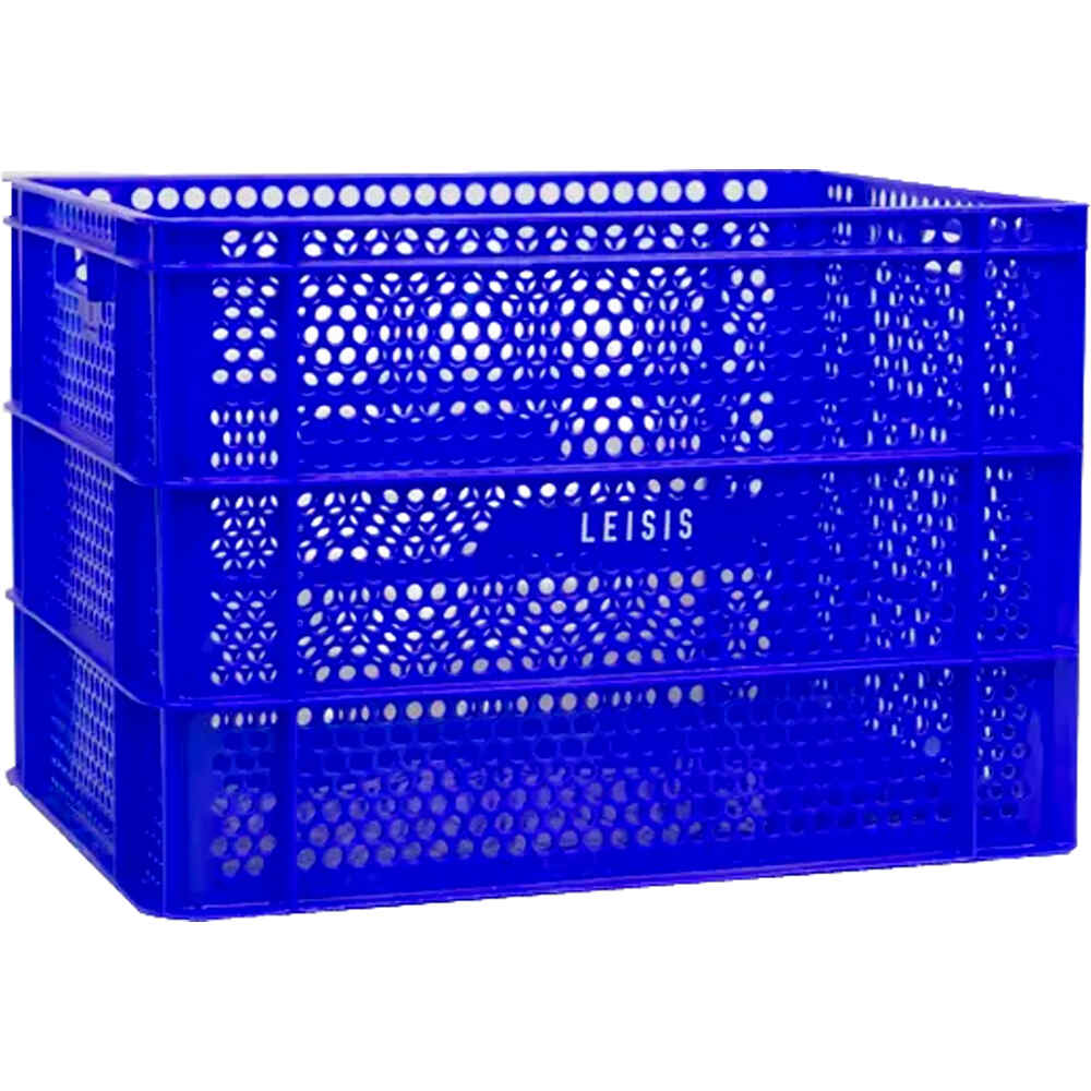 Leisis juguetes para playa Caja Perforada Fondo Liso Apilable 62x47 vista frontal