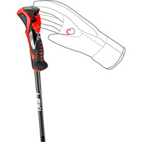 Leki bastones esquí AIRFOIL 3D BLK-DARK ANTH-BRIGHT RED 04