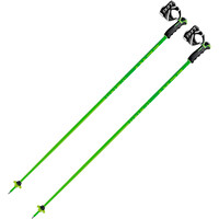 Leki bastones esquí DETECT S YELL GREEN WHI vista frontal