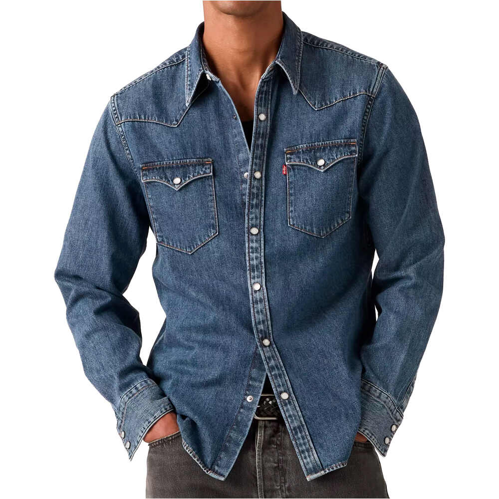 Levi'S camisa manga larga hombre BARSTOW WESTERN vista frontal