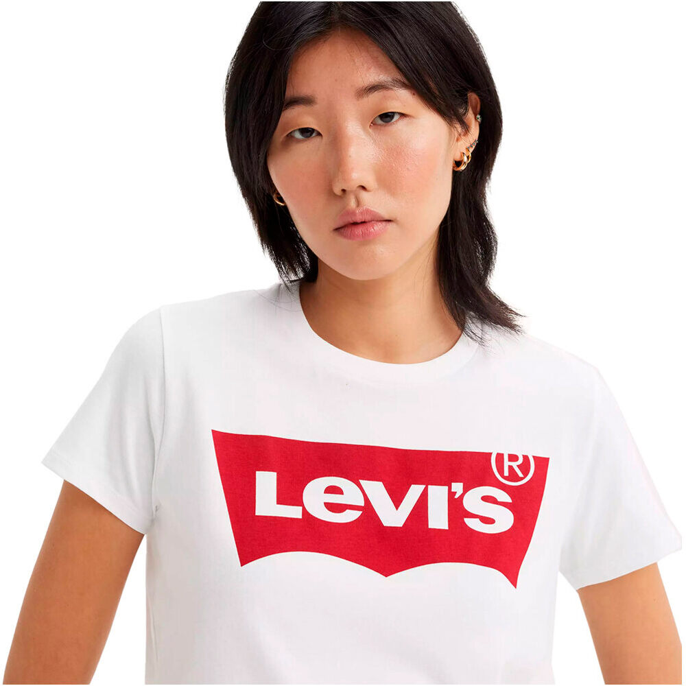 Levi'S camiseta manga corta mujer THE PERFECT TEE NEUTRALS vista detalle