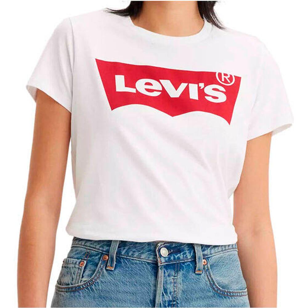 Levi'S camiseta manga corta mujer THE PERFECT TEE NEUTRALS vista frontal