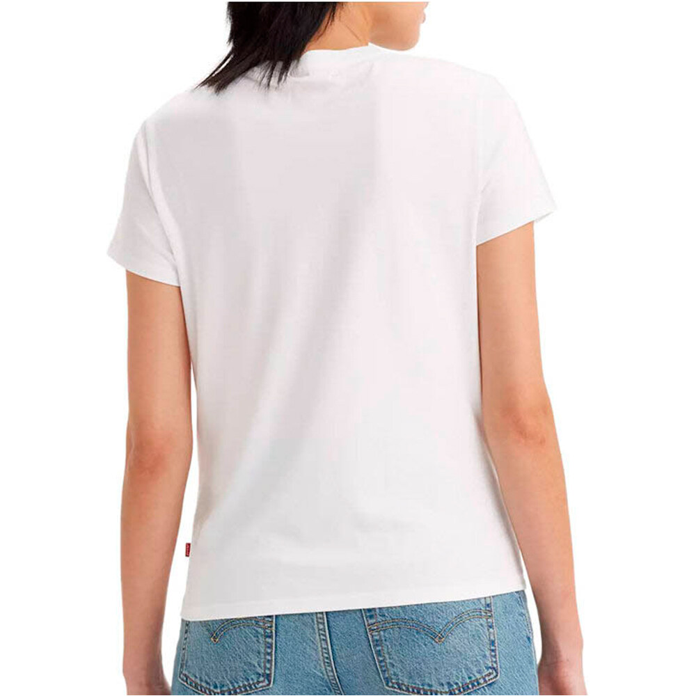 Levi'S camiseta manga corta mujer THE PERFECT TEE NEUTRALS vista trasera
