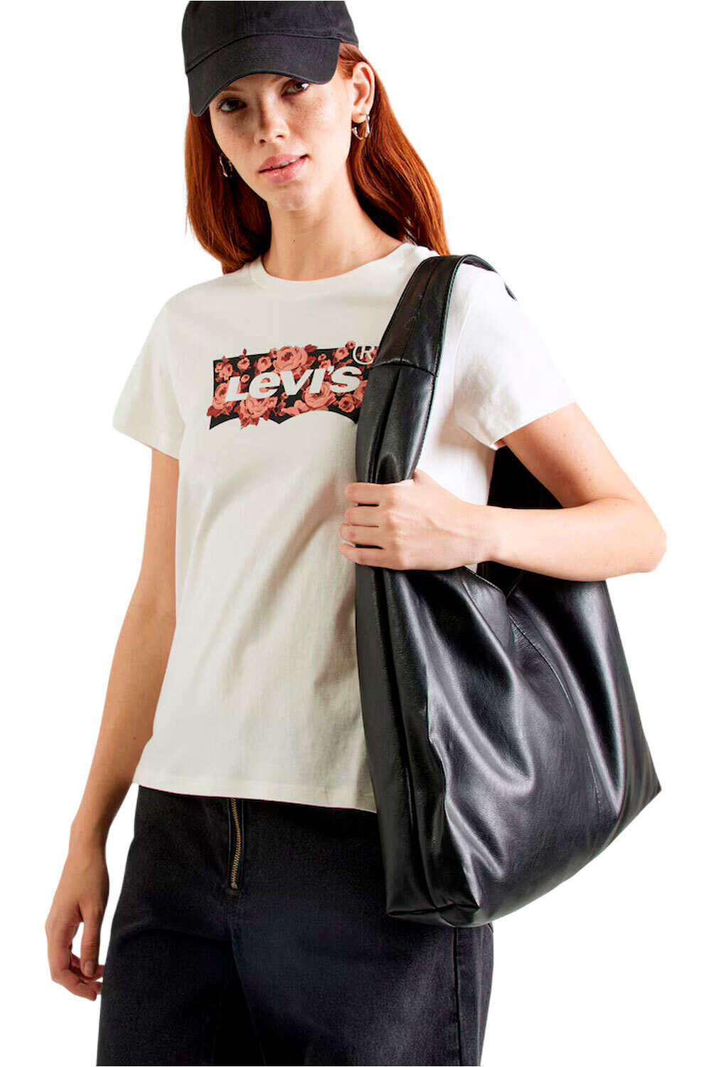 Levi'S camiseta manga corta mujer THE PERFECT TEE WHITES vista frontal