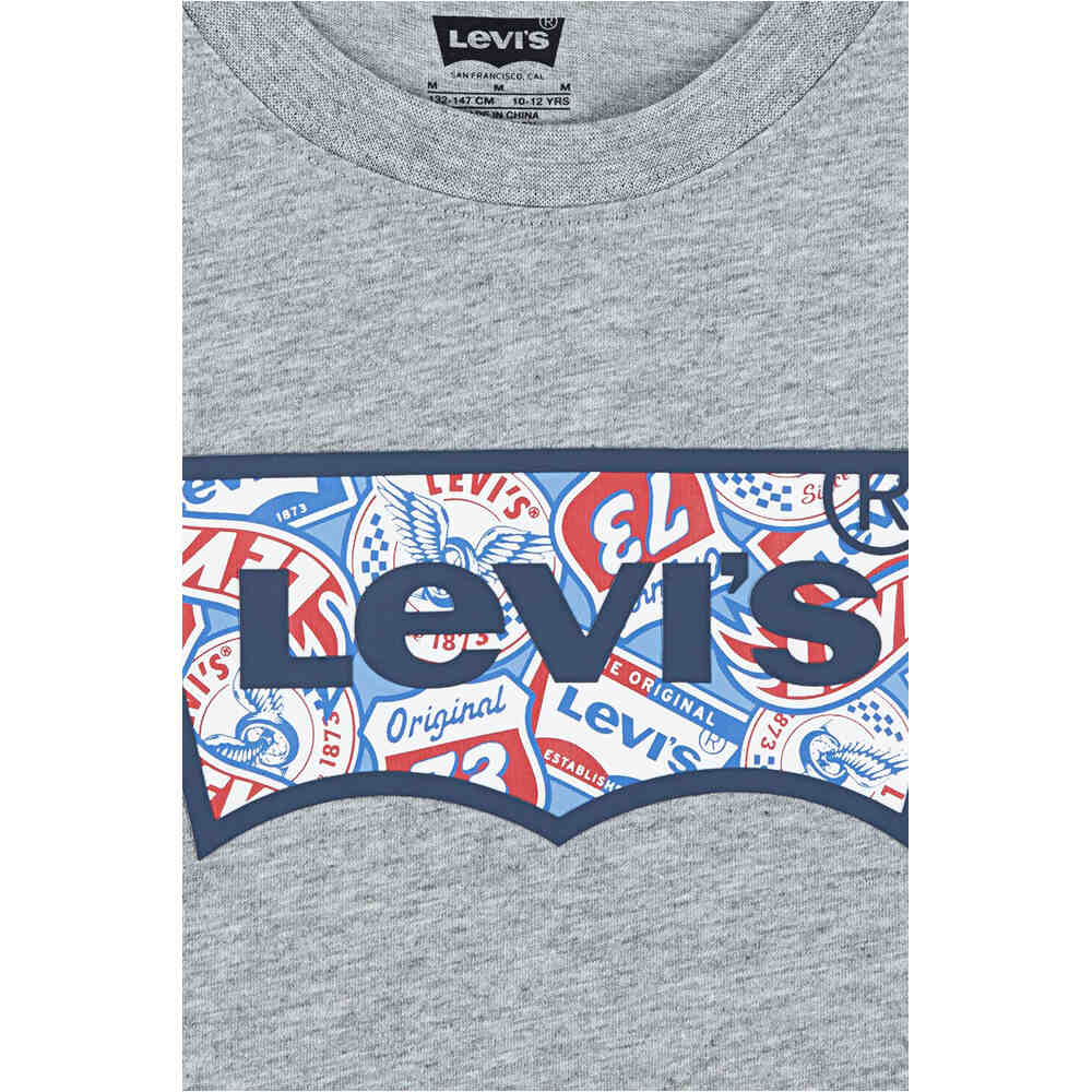 Levi'S camiseta manga corta niño LVB ON THE ROAD BATWING TEE vista detalle