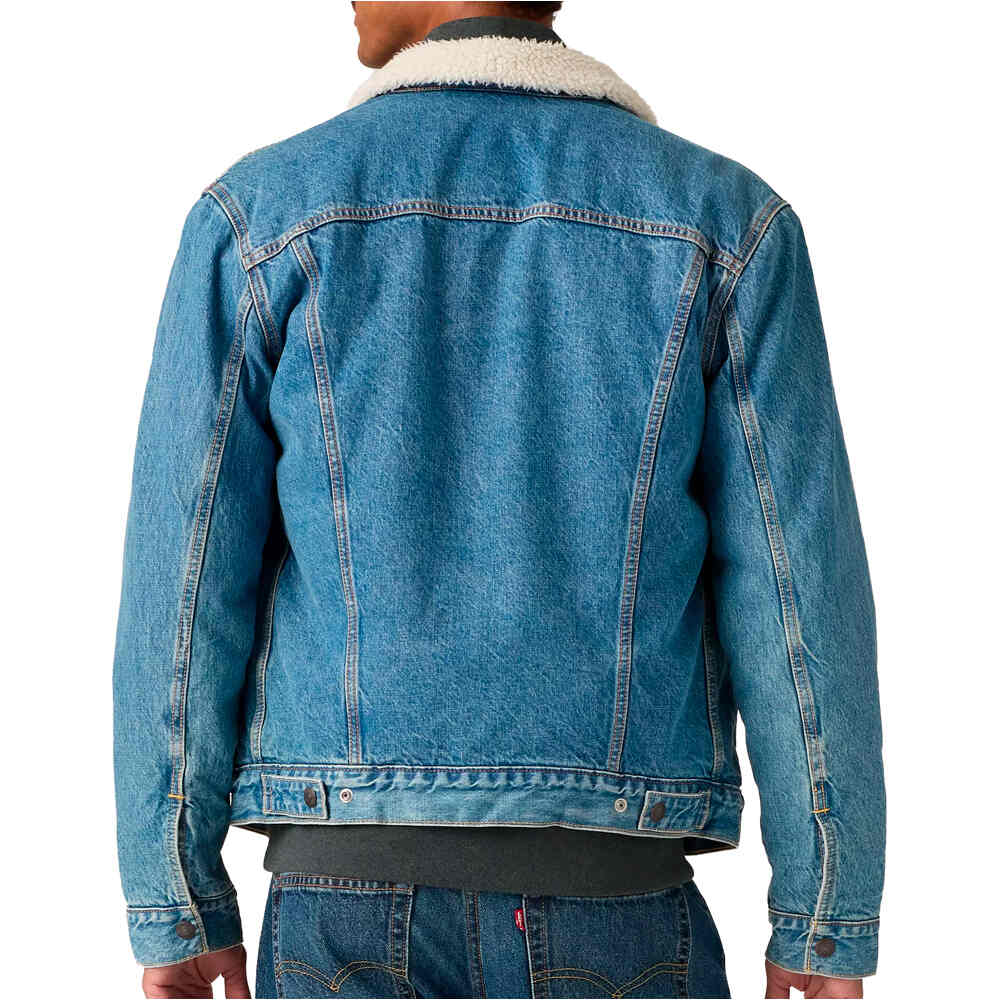 Levi'S chaquetas hombre TYPE 3 SHERPA TRUCKER vista trasera