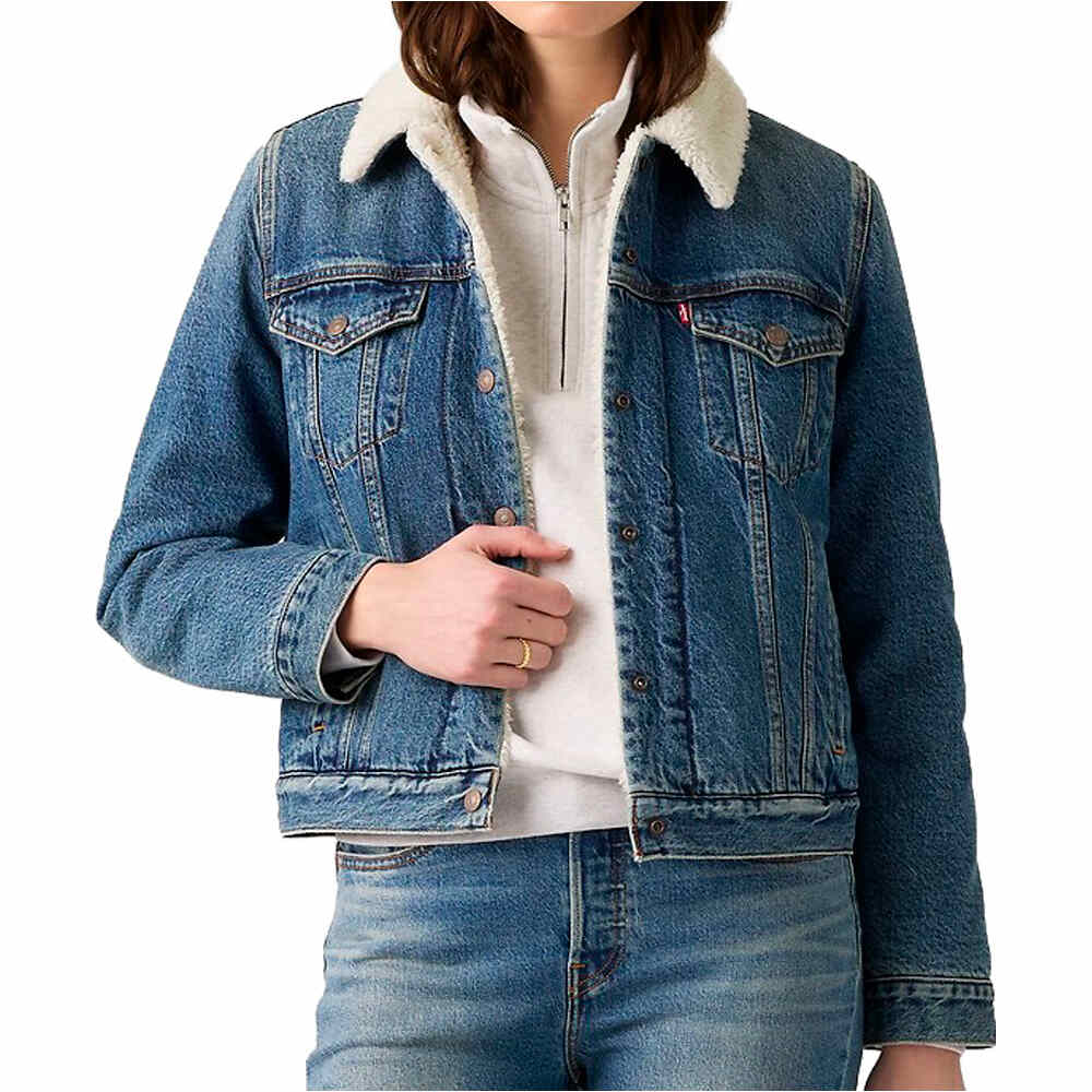 Levi'S chaquetas mujer ORIGINAL SHERPA TRUCKER vista frontal