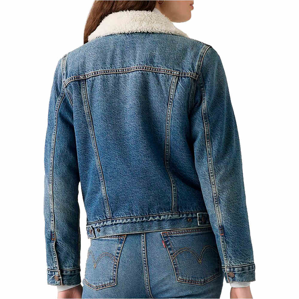 Levi'S chaquetas mujer ORIGINAL SHERPA TRUCKER vista trasera
