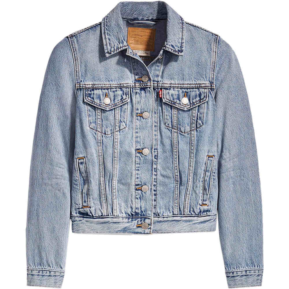 Levi'S chaquetas mujer ORIGINAL TRUCKER MED INDIGO - WORN IN 03