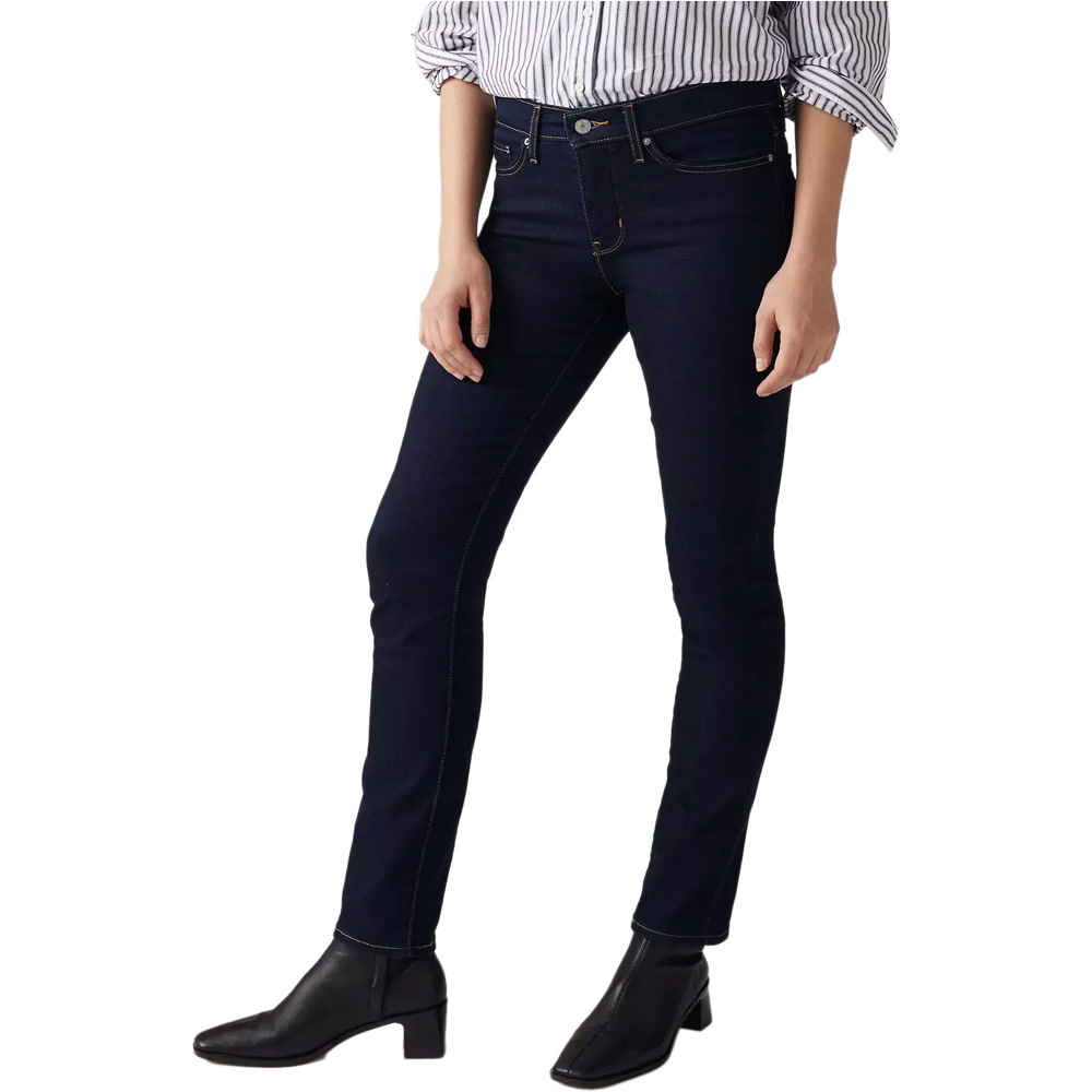 Levi'S pantalón mujer 312 SHAPING SLIM DARK INDIGO - FLAT FINISH vista frontal