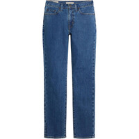 Levi'S pantalón mujer 724 HIGH RISE STRAIGHT MED INDIGO - WORN IN vista detalle