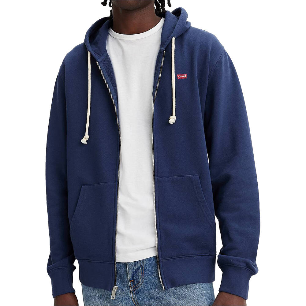 Levi'S sudadera hombre THE ORIGINAL HM ZIP UP BLUES vista detalle