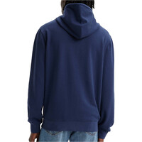 Levi'S sudadera hombre THE ORIGINAL HM ZIP UP BLUES vista trasera