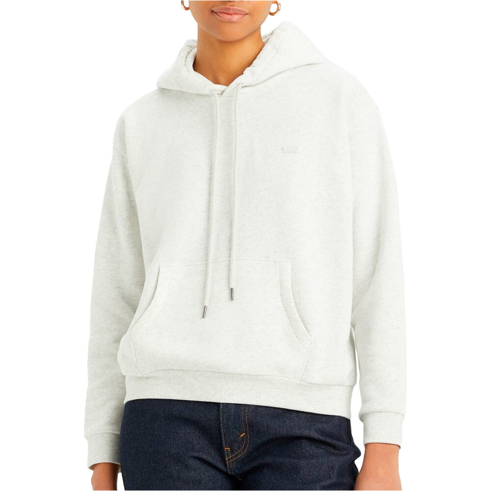 Levi'S sudadera mujer EVERYDAY HOODIE GREYS vista frontal