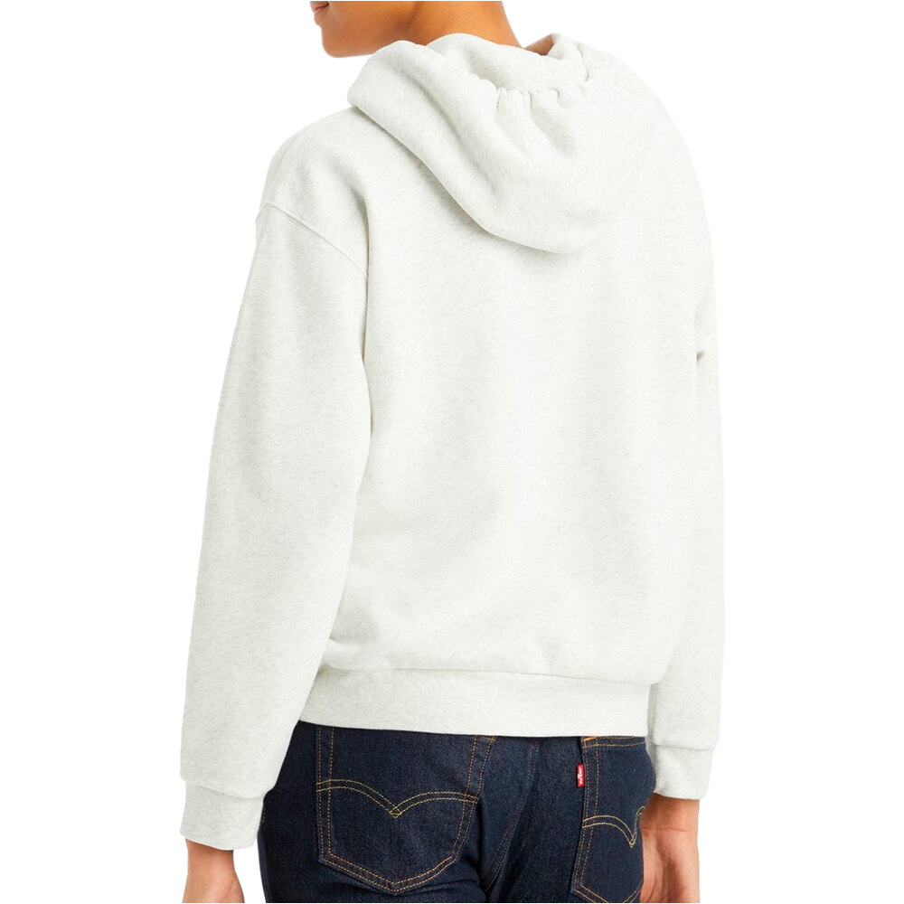 Levi'S sudadera mujer EVERYDAY HOODIE GREYS vista trasera