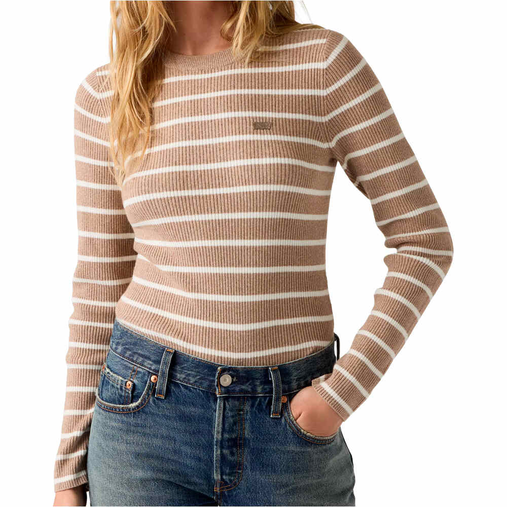 Levi'S sudadera mujer RIB CREW SWEATER vista detalle