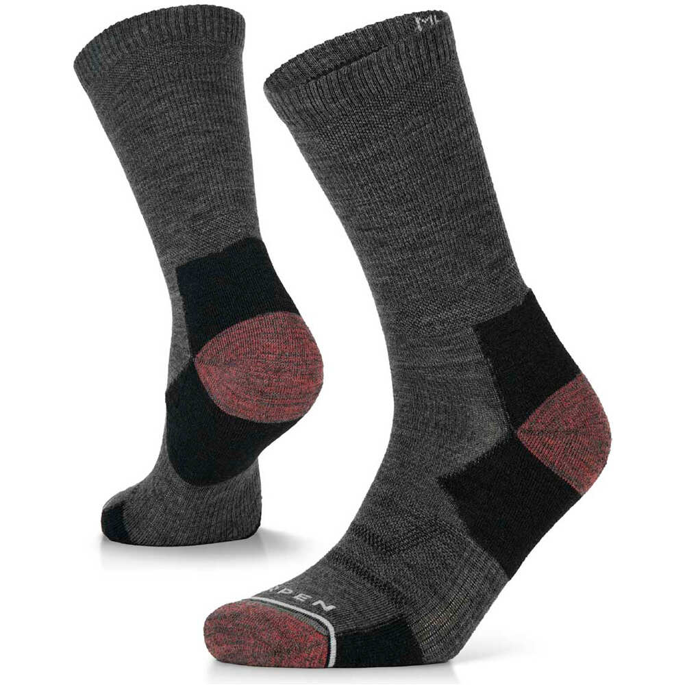 Lorpen calcetines montaña MHLCW MERINO HIKE LIGHT CREW W vista frontal