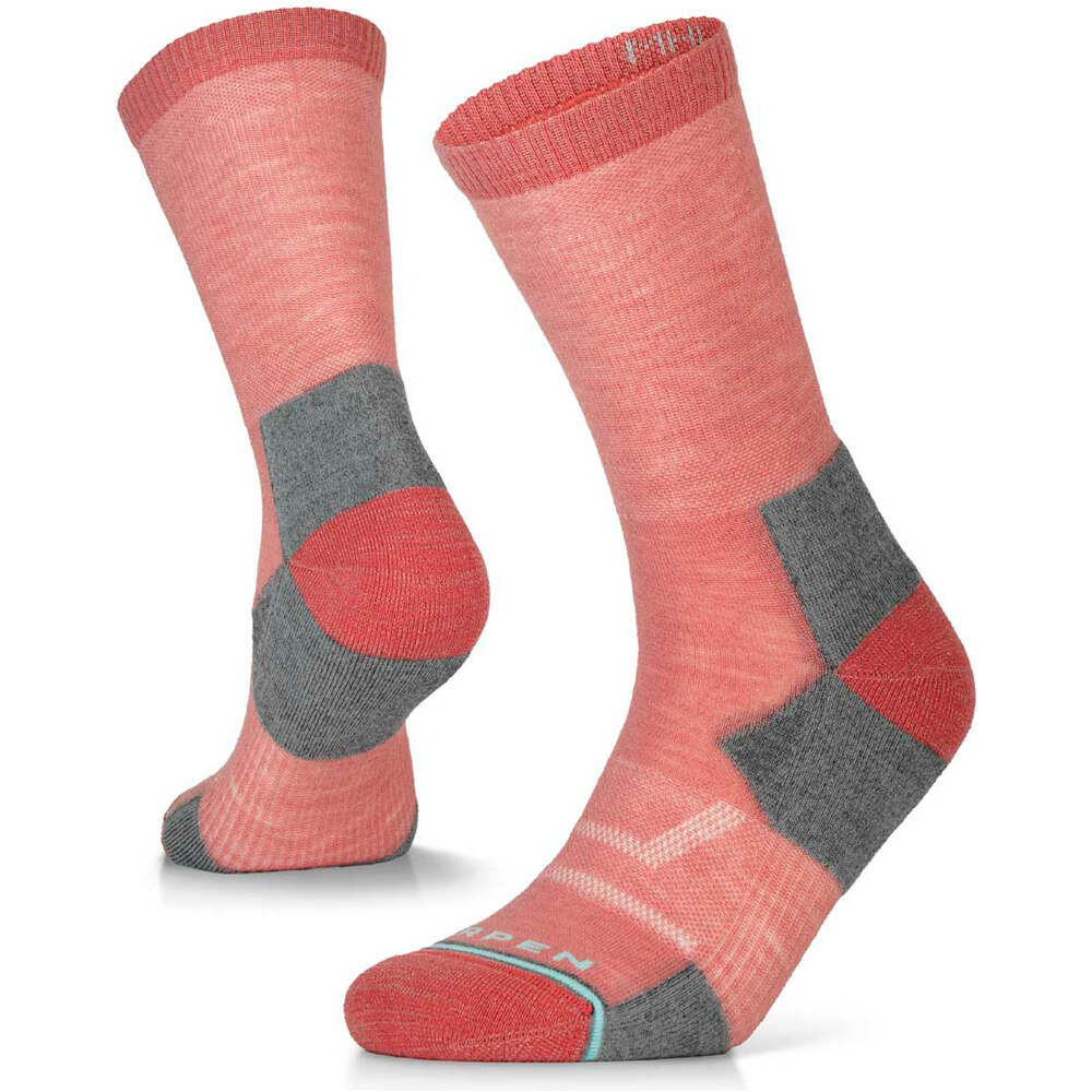 Lorpen calcetines montaña MHLCW MERINO HIKE LIGHT CREW W vista frontal