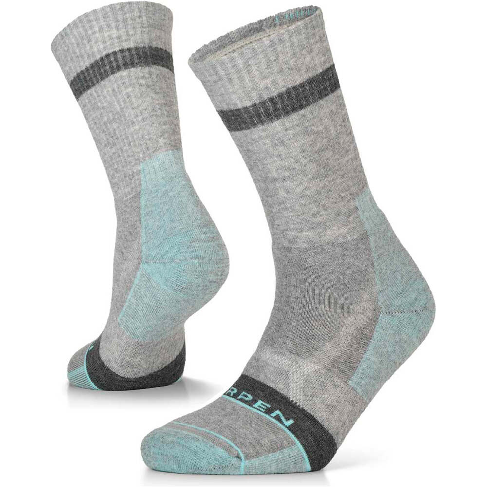 Lorpen calcetines montaña MHMCW MERINO HIKE MIDWEIGHT CREW W vista frontal