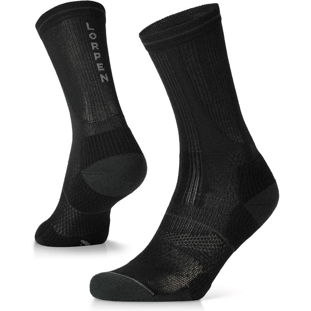 Lorpen calcetines montaña PTLCC PRO TREK COOLMAX LIGHT CREW vista frontal