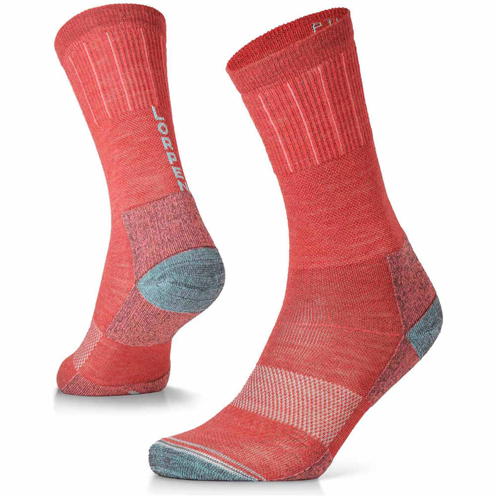 Lorpen calcetines montaña PTLMC PRO TREK LIGHTWEIGHT MID CREW vista frontal