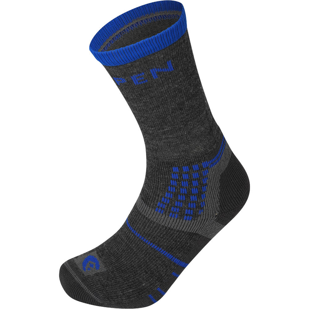 Lorpen calcetines montaña T3MMC T3 MEN MIDWEIGHT HIKER ECO GRAZ vista frontal