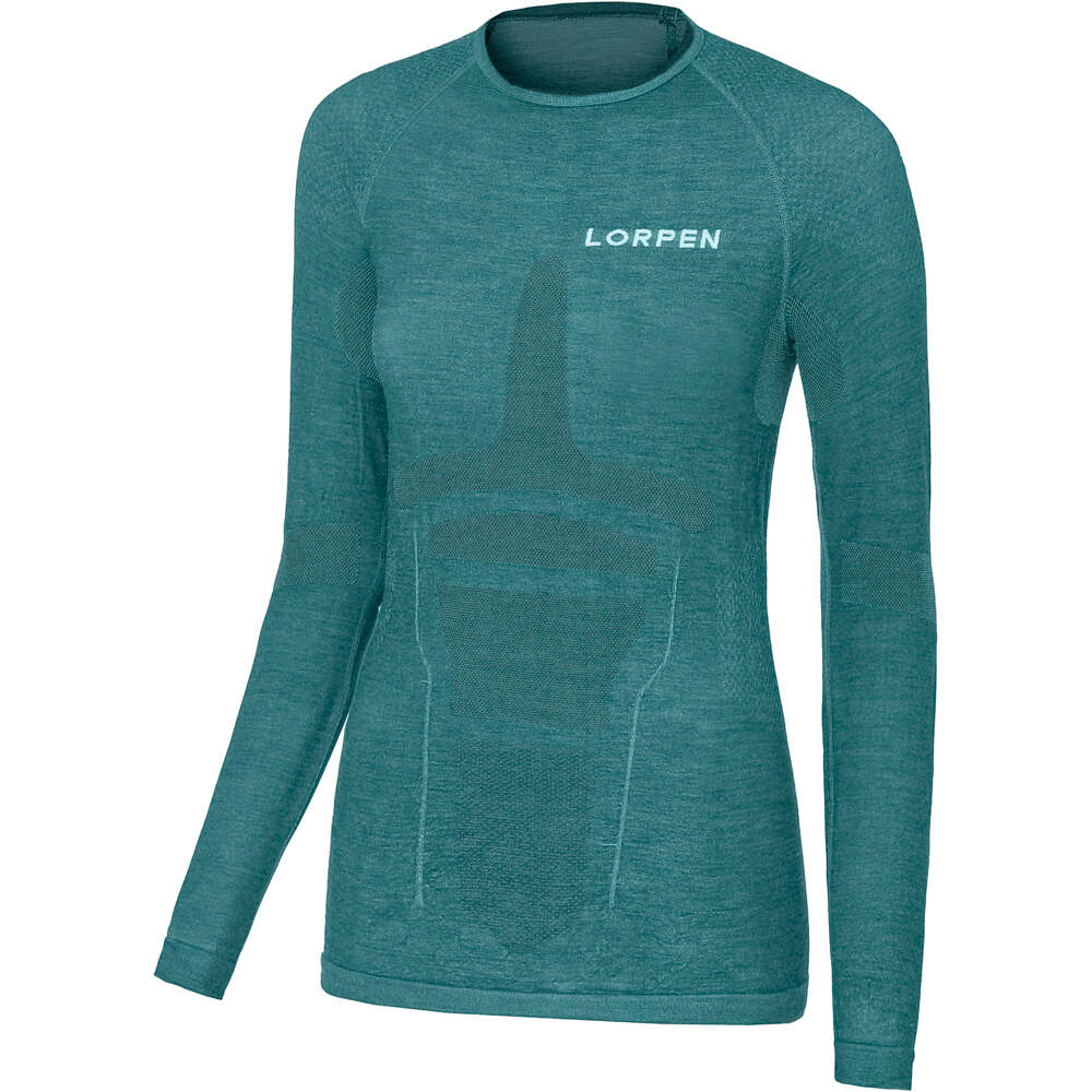 Lorpen camisetas termicas mujer TAKU L/S T-SHIRT W vista frontal